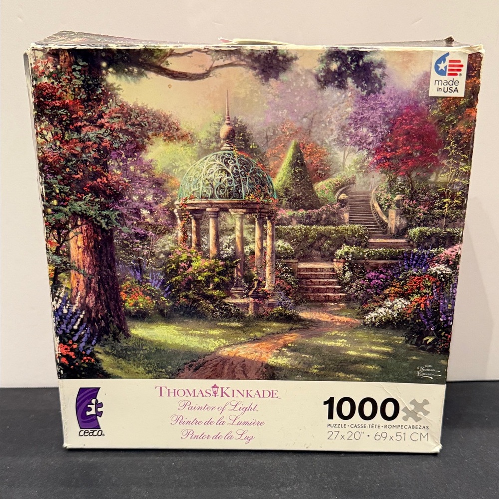 Thomas Kinkade Gazebo of Prayer Ceaco puzzle 1000 pieces SALE🔴3/$25!